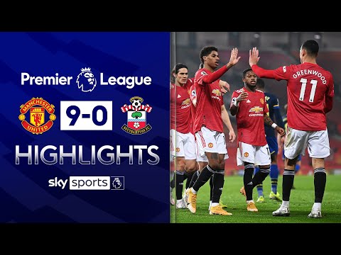 Man Utd fire NINE past NINE-man Saints! 🤯 | Man United 9-0 Southampton | EPL Highlights
