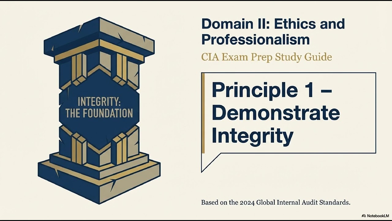 Principle 1 Demonstrate Integrity