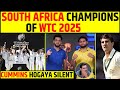 SOUTH AFRICA CREATED HISTORY SOUTH AFRICA LIFT THE WTC TROPHY AUS VS SA WTC FINAL