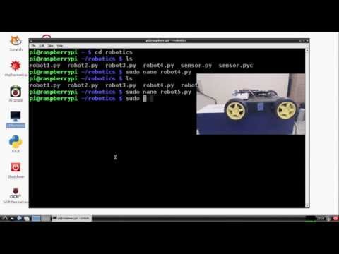 Raspberry pi with Python for Robotics 11 Autopilot auto correct