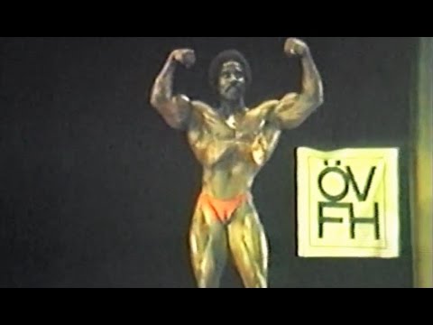 Robby Robinson - Guestposing NABBA Austria Grand Prix 1981