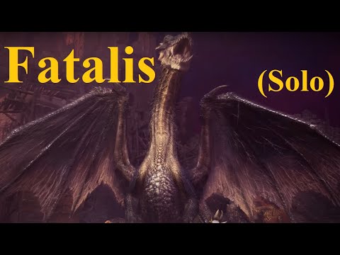 Monster Hunter World:  How I beat Fatalis the "Black Dragon" solo!