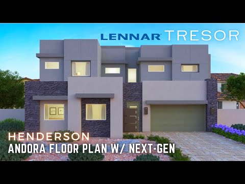New Luxury Homes for Sale in Henderson w/ Next Gen Suite, Andora at Tresor by Lennar Homes $996,990+