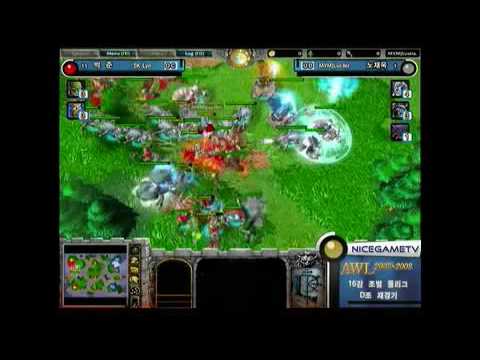 Warcraft III SK.Lyn (OC) vs MYM]Lucifer (UD) 2set part3