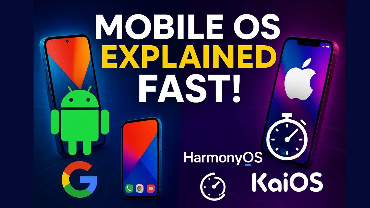 Mobile Operating Systems Explained | Android vs iOS vs HarmonyOS