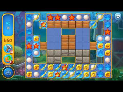 Fishdom level 1135 Gameplay (iOS Android)