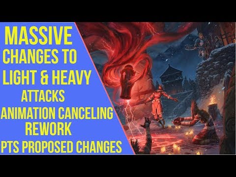 ESO Massive Changes to Light and Heavy Attacks - Animation Canceling | Harrowstorm PTS