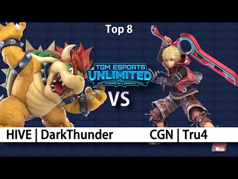 TGM eSports Unlimited - Top8 - HIVE | DarkThunder (Bowser) vs. CGN | Tru4 (Shulk)