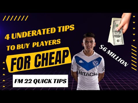 FM 22 HOW DO I FIND PLAYERS FOR CHEAP... HERE ARE 4 TIPS