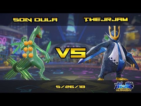 Pokken DX @ Combo Breaker 2018: Son Dula (Sceptile) vs JrJam (Empoleon/Weavile) - Loser's Eighths