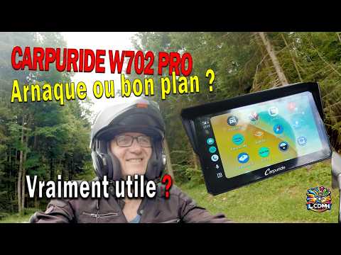 Test Carpuride W702 Pro GPS moto