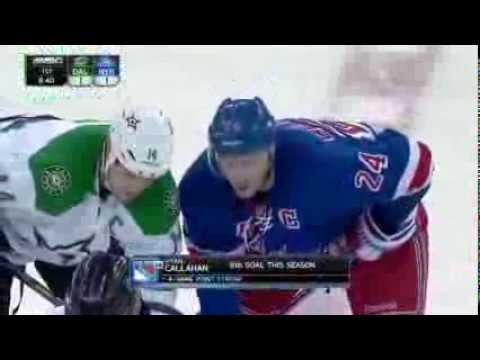 Ryan Callahan Goal Against Dallas Stars 1/10/14