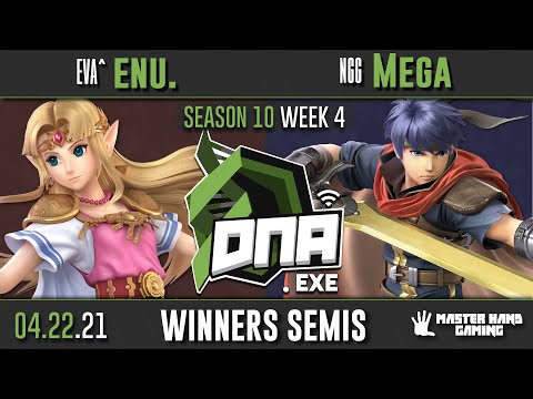 DNA.EXE S10:W4 - EVA^ | enu (Zelda) Vs. WKZ | Mega (Ike) - W Semifinals