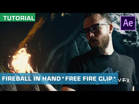 VFX Tutorial: Creating Fireball In Hand Effects | Free Fire Clip, Plate, & More