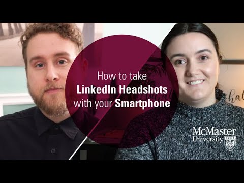 Watch Digital Skills Series: How to Take LinkedIn Head Shots with Your Smartphone on Youtube.