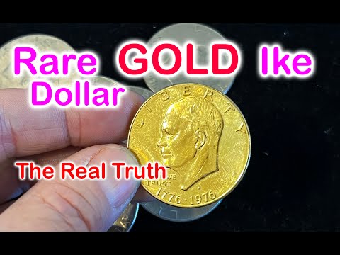 rare GOLD Ike Dollar uber rare? The Real Truth Eisenhower Dollar gold