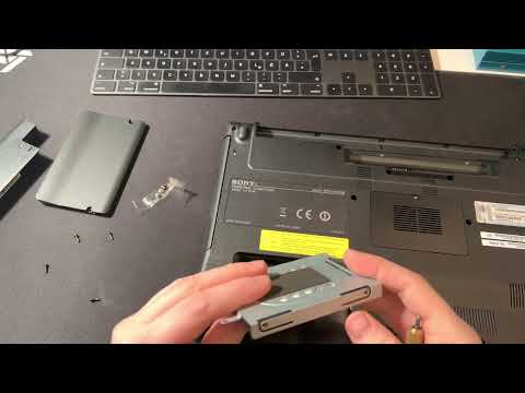 Sony Vaio PCG etc. Festplatte tauschen gegen neue HDD oder SSD ( Festplattentausch)