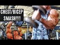 Chest And Bicep SMASH!!!! Kevin Frasard Training October 2020