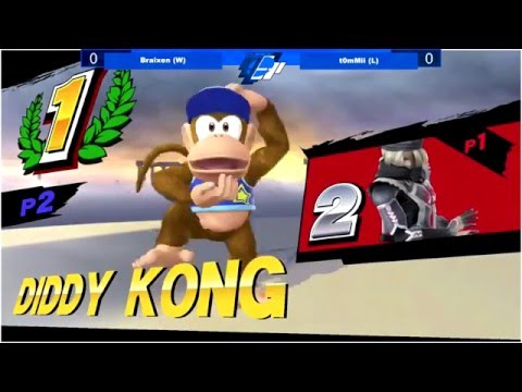 [Sm4sh|11-28-15] Grand Finals: Braixen (Diddy Kong) VS t0mMii (Sheik)