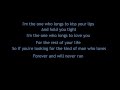 I'm The One - Gary Allan (Lyrics On Screen)