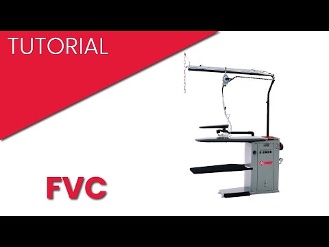 PROFESSIONAL VACUUM IRONING TABLE - FVC TUTORIAL - PONY SPA