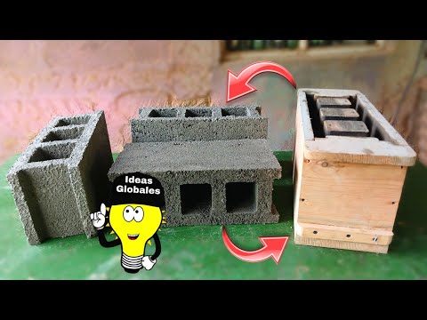 Bloques De 6 pulgadas Y Molde Casero Facíl De Hacer