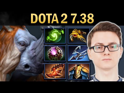 Magnus Gameplay Miracle with Harpoon and Octarine - Dota 7.38