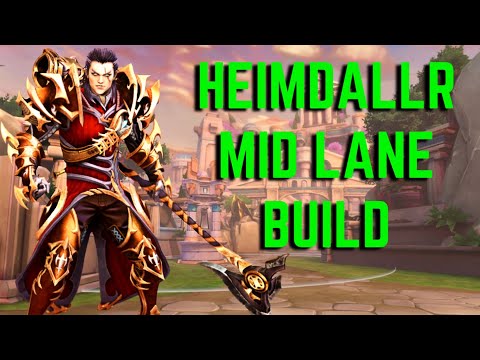 Heimdallr Middle Lane DAMAGE BUILD - Smite
