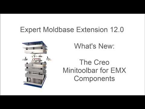 Creo Parametric - Expert Moldbase Extension 12.0 - New Mini Toolbar