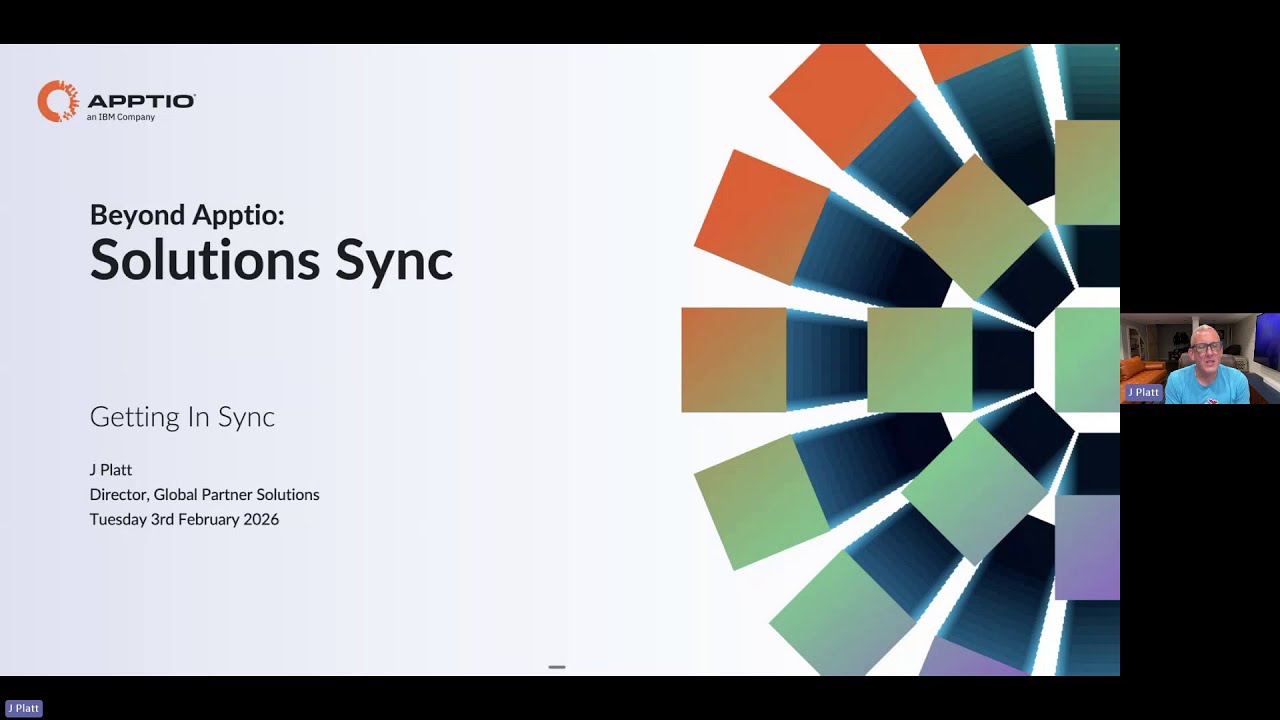Beyond Apptio: Solutions Sync | Session 1