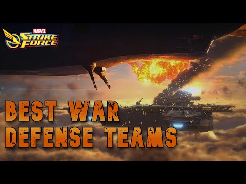TOP 10 WAR DEFENSE TEAMS | Marvel Strike Force