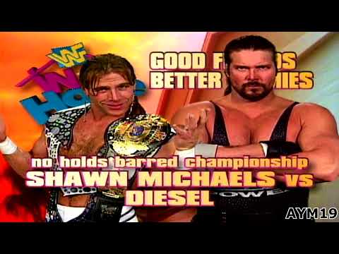 Shawn Michaels vs Diesel In Your House : Good Friends Better Enemies 1996 Highlights