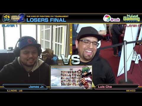 Luis Cha vs James Jr. - KOF XIV Neo Geo World Tour Season 2 Milwaukee Stop Losers Final