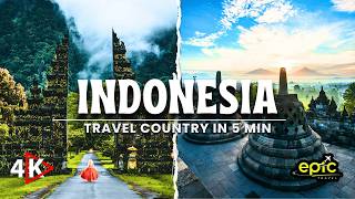 Amazing Places To Visit in INDONESIA - 4K Travel Video