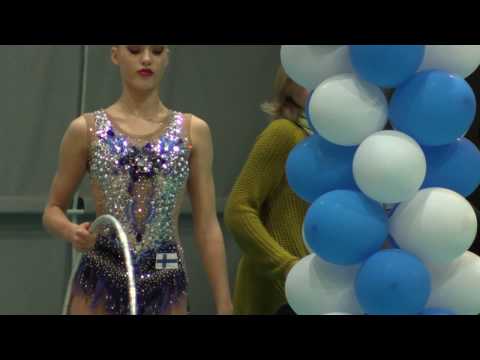 rhythmic gymnastics Rebecca Gergalo hoop Imatra 26.3.2017