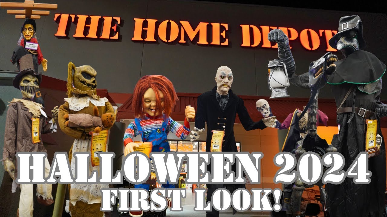 FIRST LOOK! Halloween at Home Depot! It is MIND BLOWING for 2024! 🔥🔥