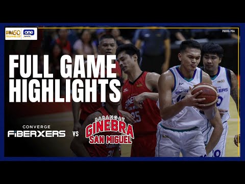 CONVERGE vs BRGY. GINEBRA | FULL GAME HIGHLIGHTS | PBA SEASON 50 PHILIPPINE CUP | NOV 14, 2025