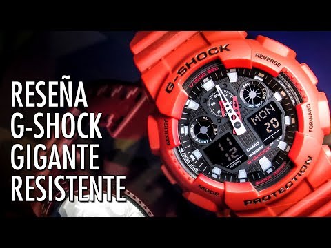 Reseña Casio G-Shock GA-100B Reloj Analógico y Digital en Español