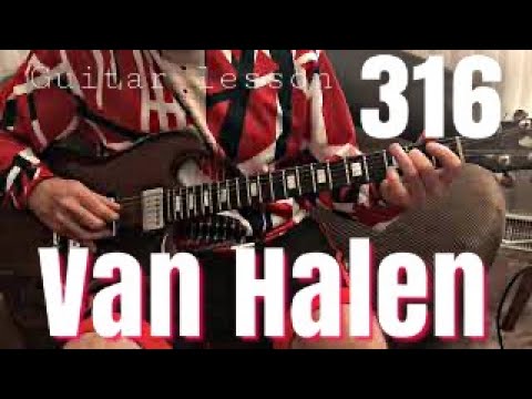 316 Van Halen guitar lesson