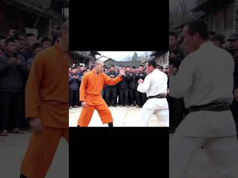 "Shaolin Monk vs Karate Master | One Hit Knockout | Real Martial Arts Fight" #kungfu
