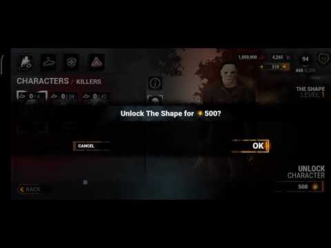Buying No 1 killed(The Shape) in Dead by Daylight on mobile✨🎉🎁🎉✨