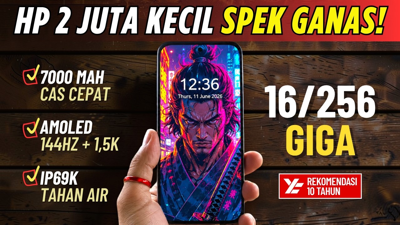 5 Rekomendasi HP 2 JUTAAN TERBAIK [2 - 2,5 JUTA] Juni 2026