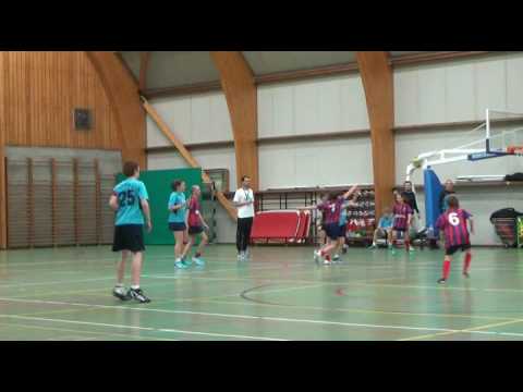 Korfbal U14 Joki - Appels   20-11-2016