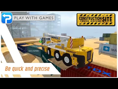 Construction Site Truck Driver Video