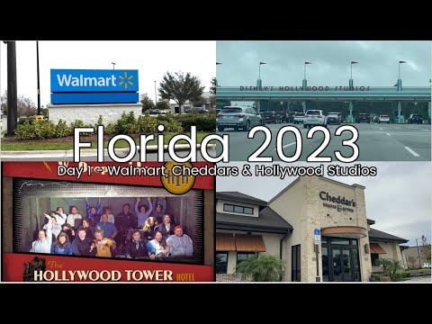 Florida Day 1 | Walmart | Cheddars Scratch Kitchen | Hollywood Studios
