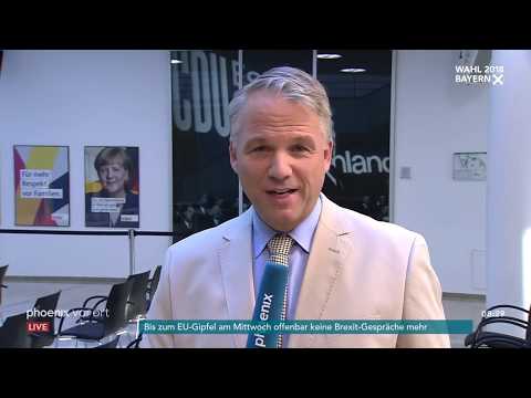 Interview mit Annegret Kramp-Karrenbauer zum Ergebnis der Landtagswahl in Bayern am 15.10.18
