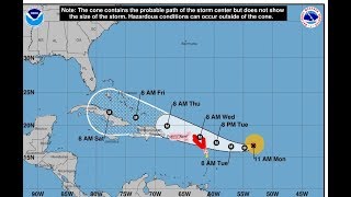 Huracán Irma, el país atento a su trayectoria