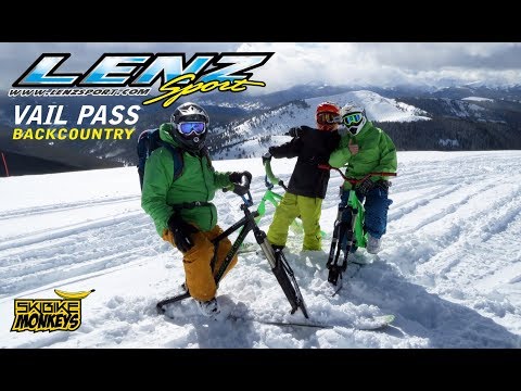 LENZSPORT Skibikes on Vail Pass