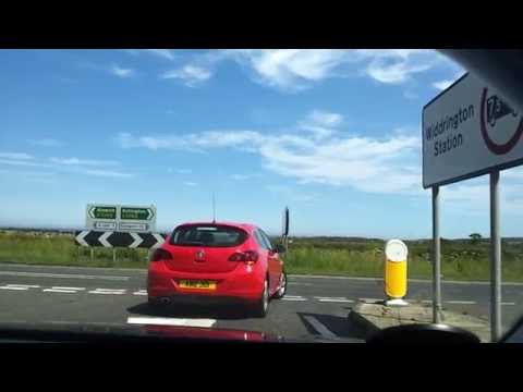 ASMR Driving in the UK Widdrington Northumberland
