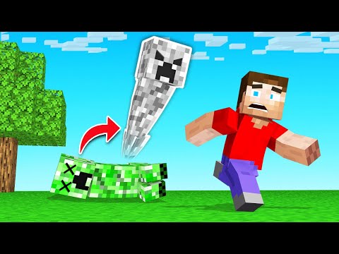 Minecraft BUT The MOBS Turn Into GHOSTS!